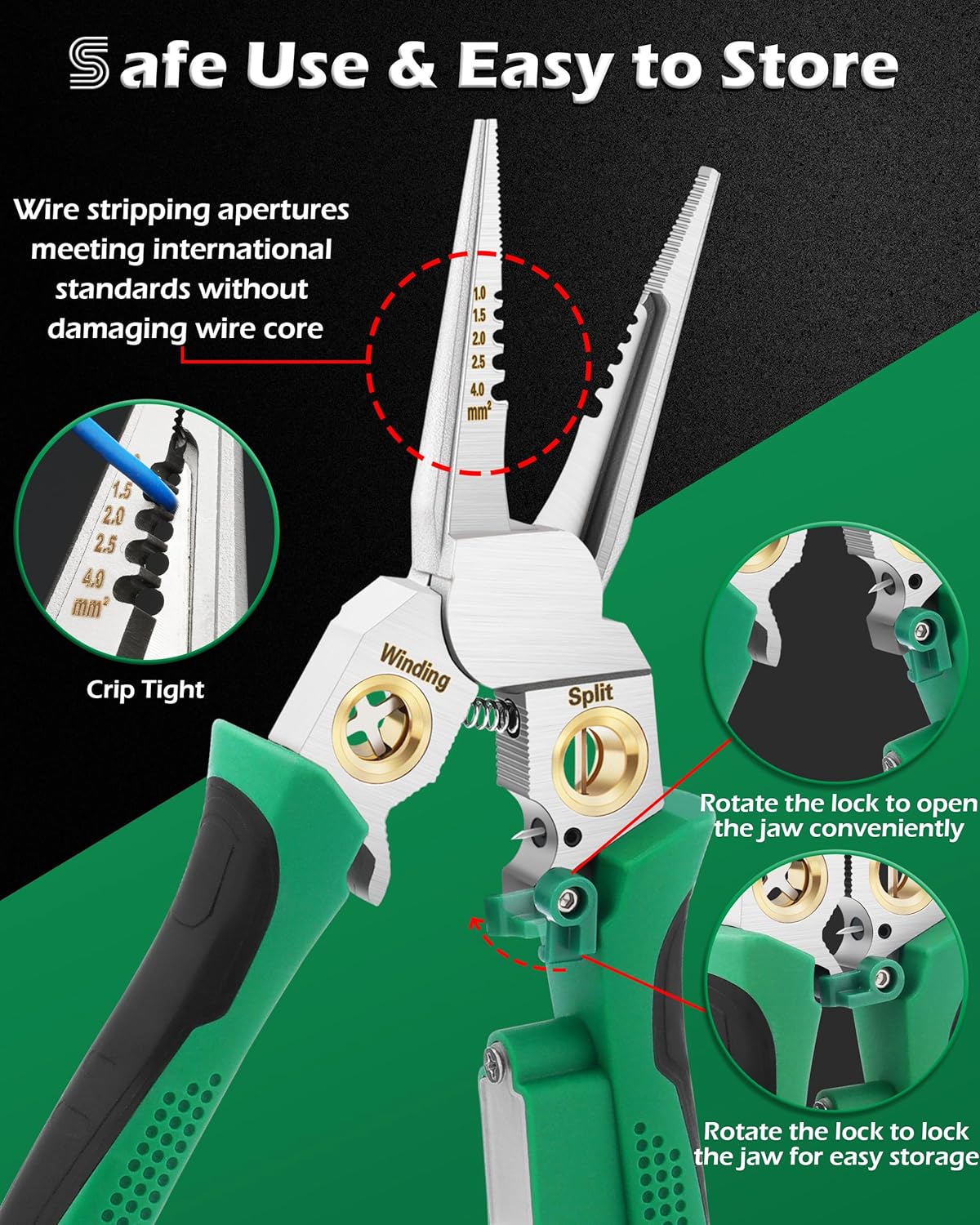 PowerGrip™ Wire Stripper Pliers