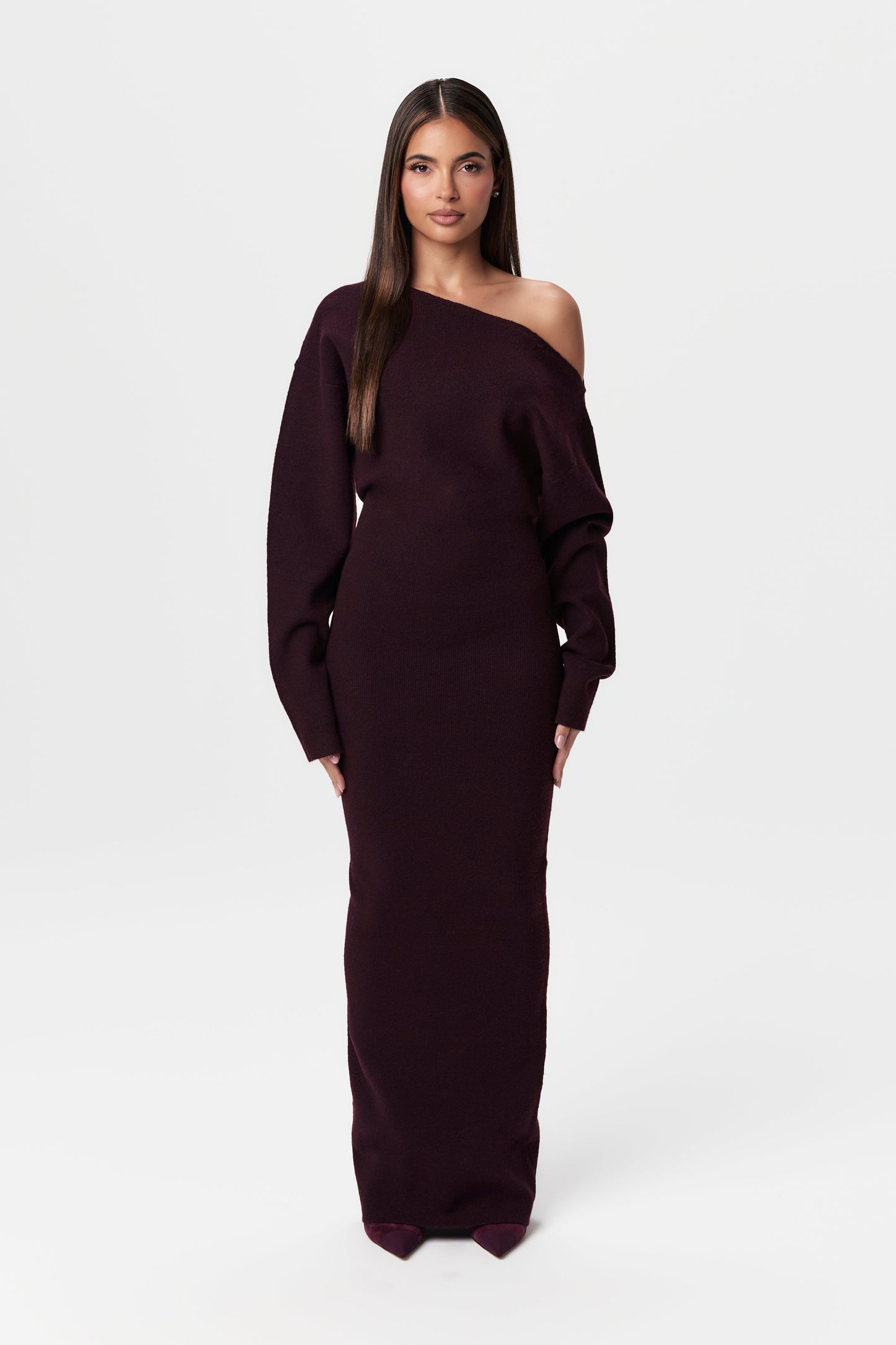 Valencia™ Knit Off-Shoulder Sweater Dress