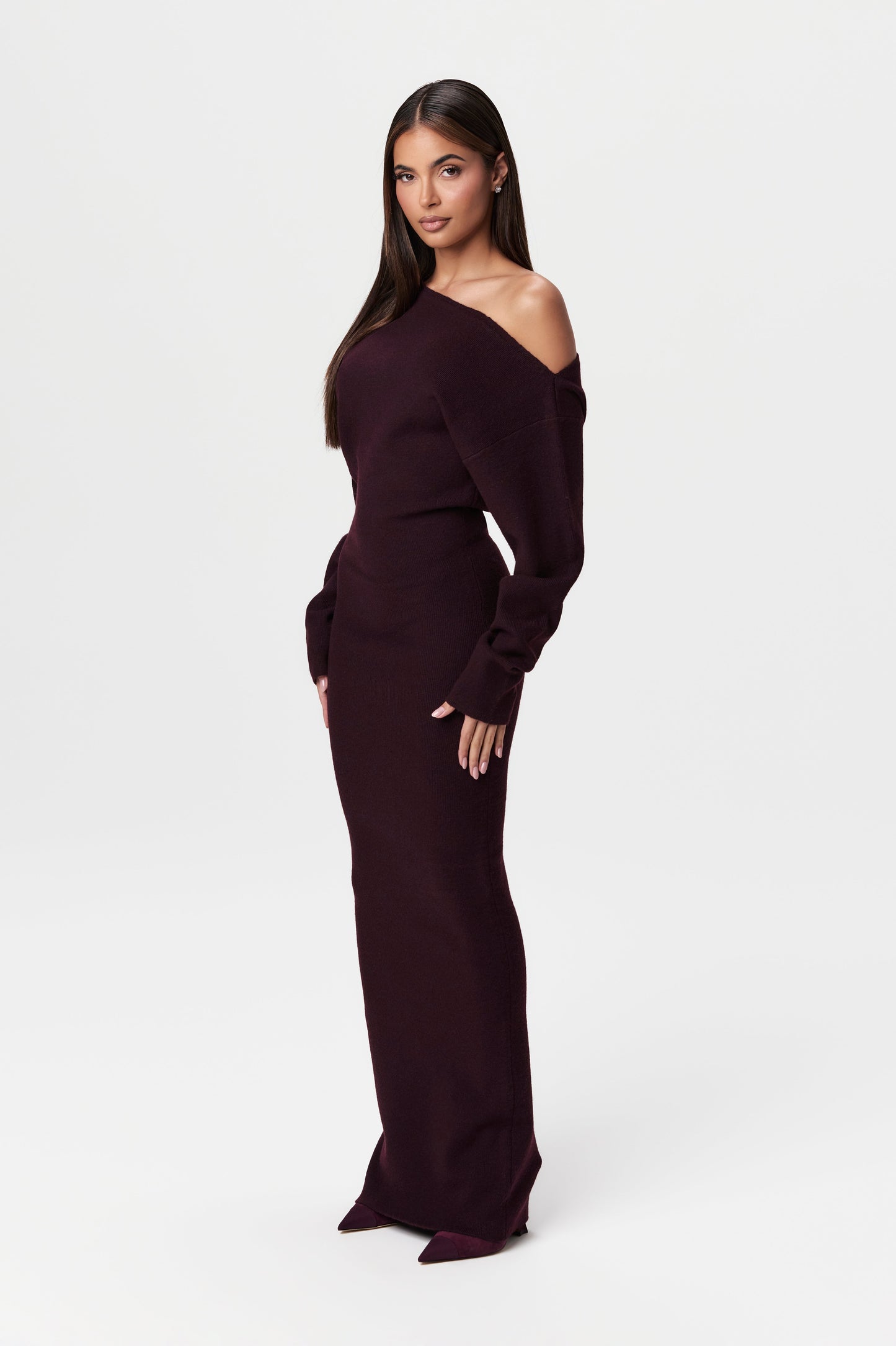Valencia™ Knit Off-Shoulder Sweater Dress