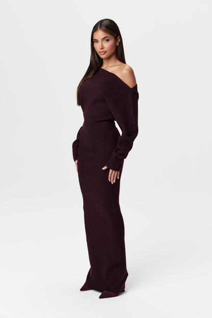 Valencia™ Knit Off-Shoulder Sweater Dress