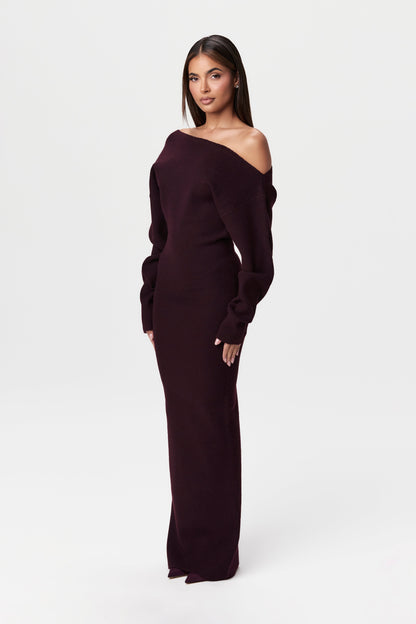 Valencia™ Knit Off-Shoulder Sweater Dress