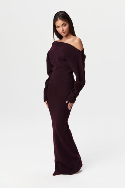Valencia™ Knit Off-Shoulder Sweater Dress