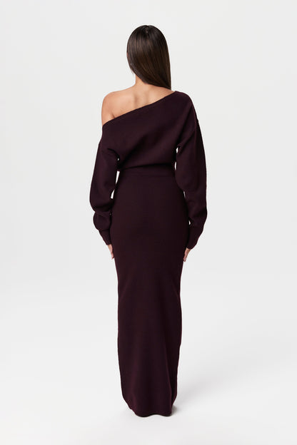 Valencia™ Knit Off-Shoulder Sweater Dress