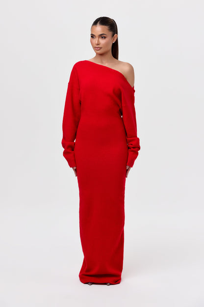 Valencia™ Knit Off-Shoulder Sweater Dress