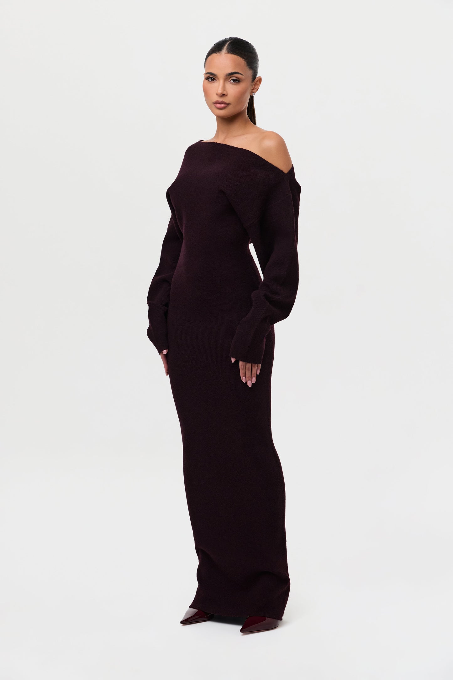 Valencia™ Knit Off-Shoulder Sweater Dress
