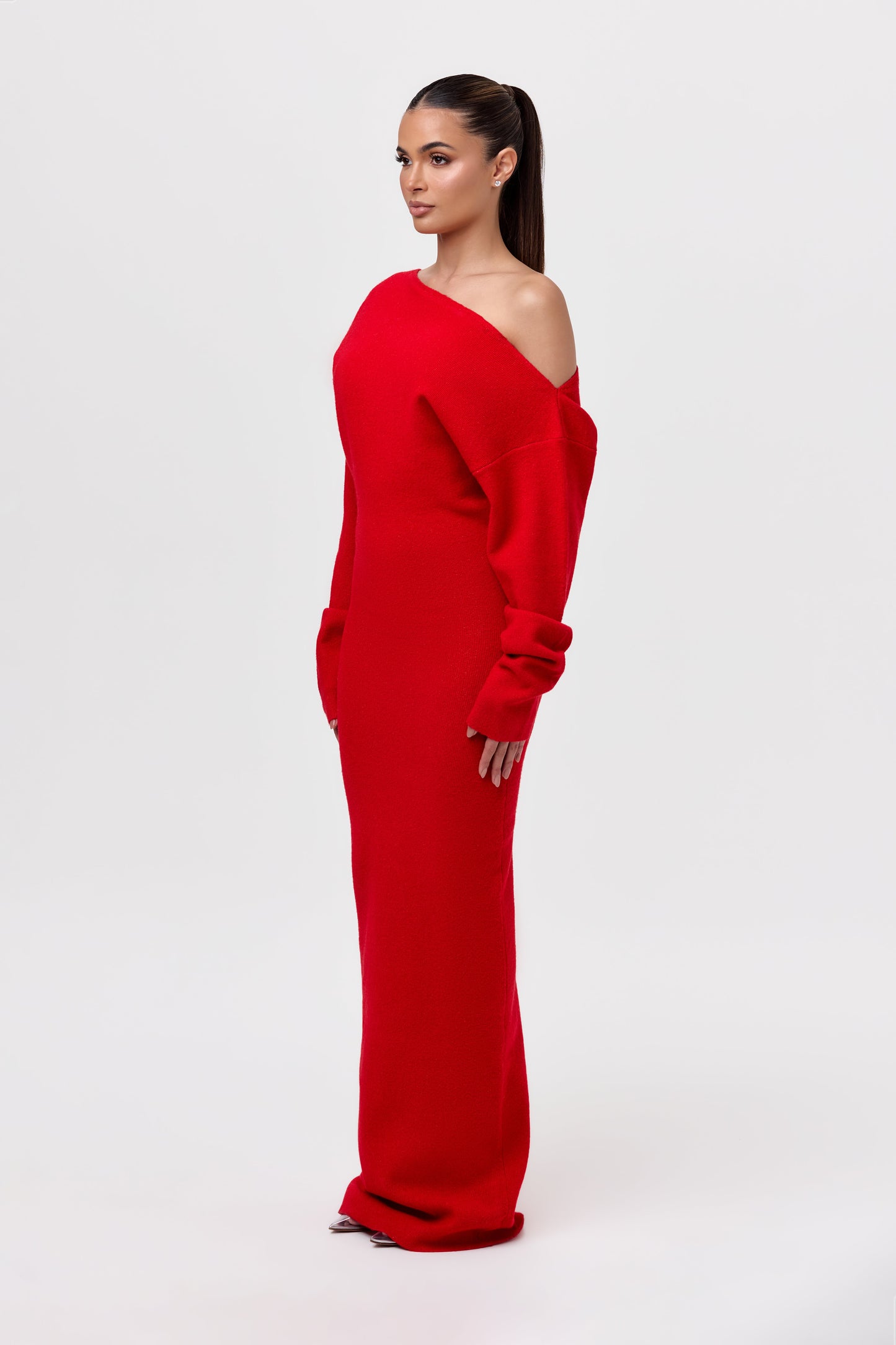 Valencia™ Knit Off-Shoulder Sweater Dress