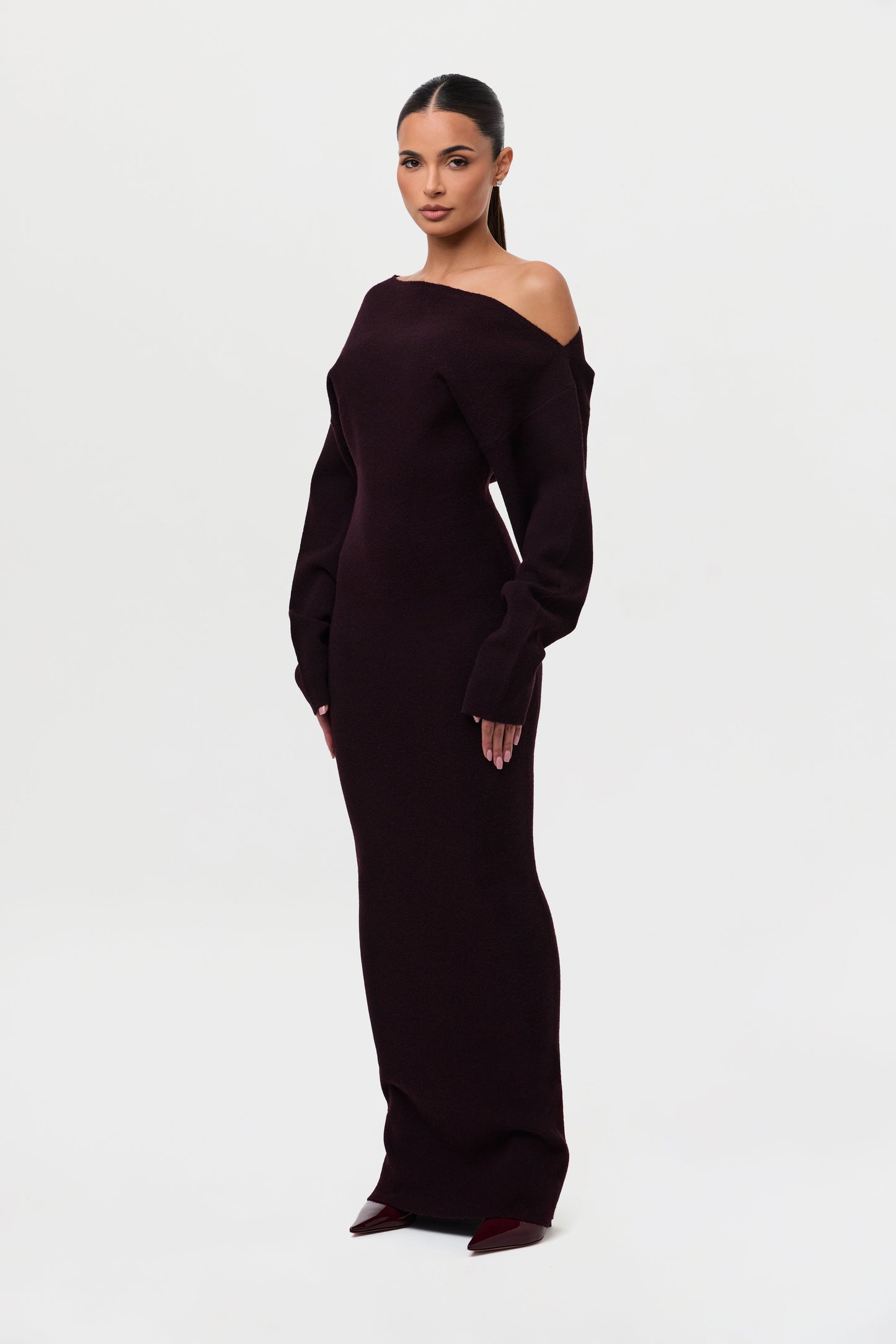 Valencia™ Knit Off-Shoulder Sweater Dress