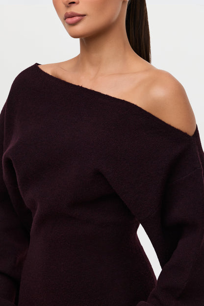 Valencia™ Knit Off-Shoulder Sweater Dress
