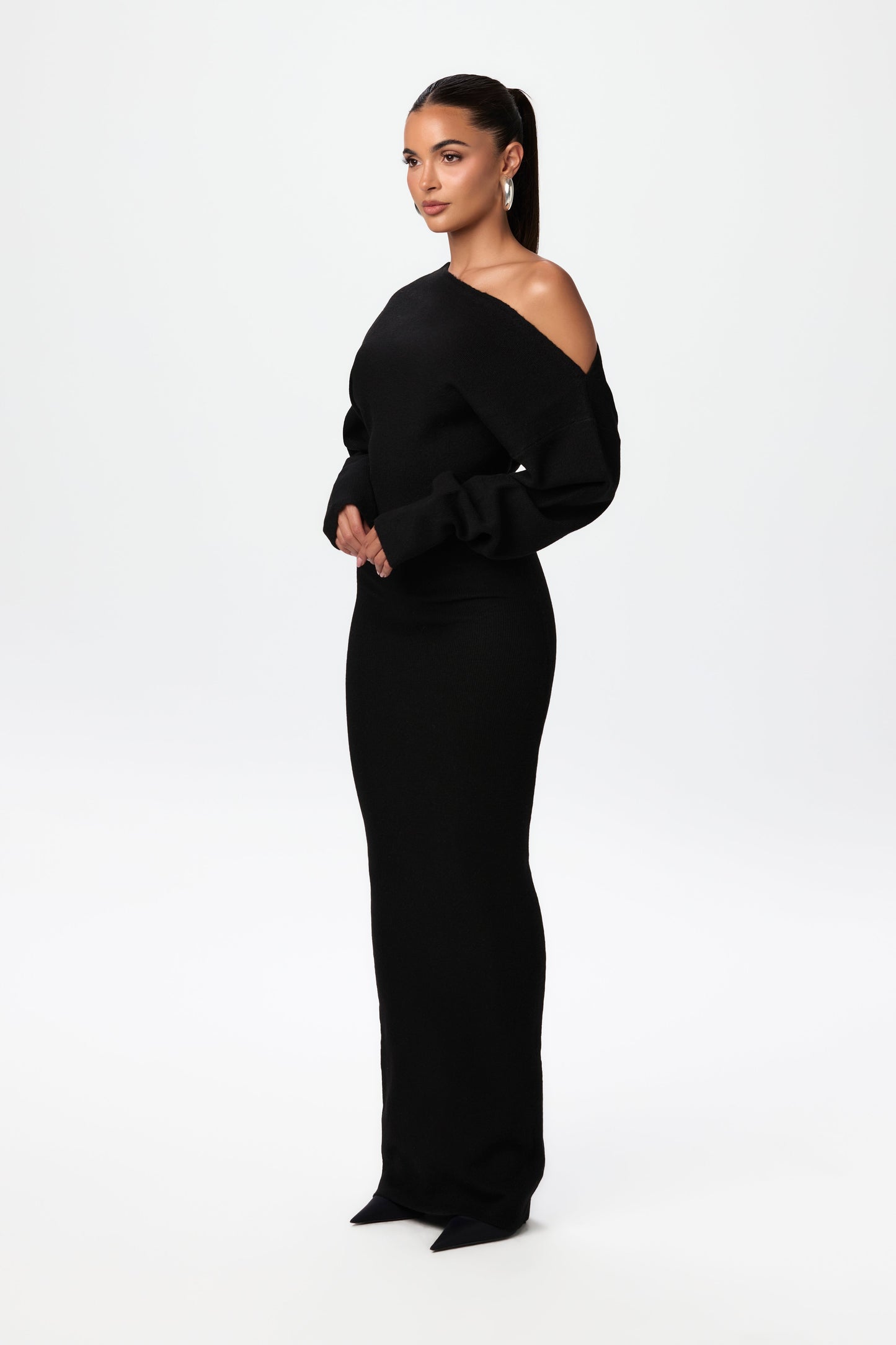 Valencia™ Knit Off-Shoulder Sweater Dress