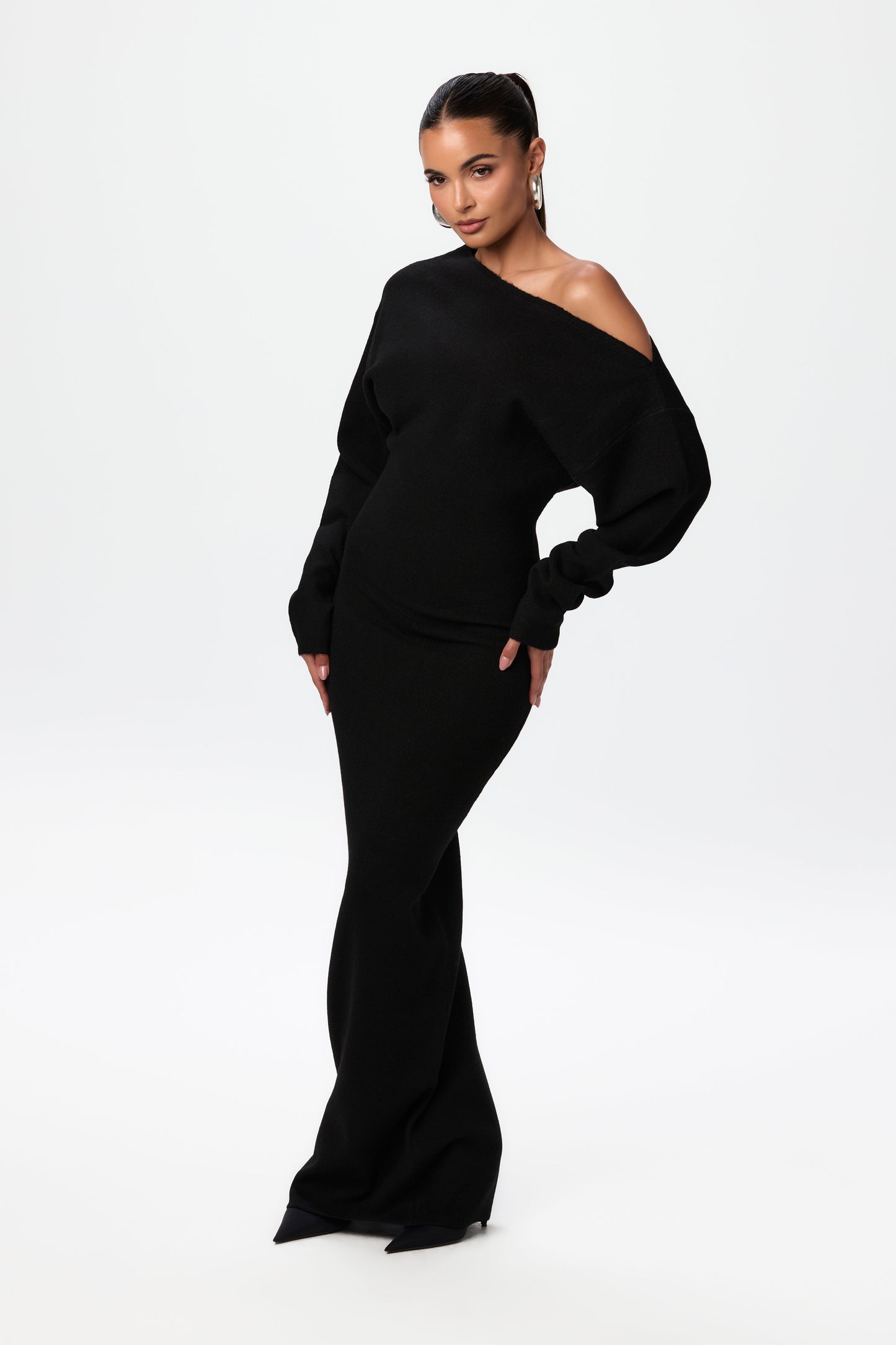 Valencia™ Knit Off-Shoulder Sweater Dress