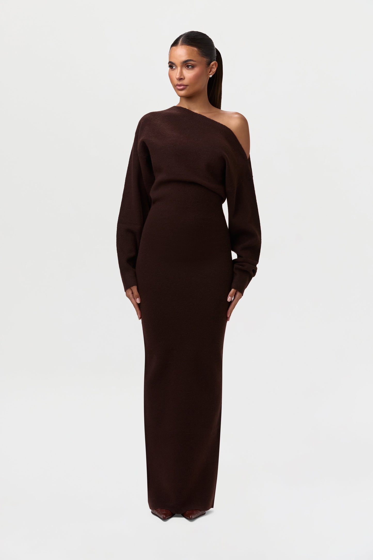 Valencia™ Knit Off-Shoulder Sweater Dress