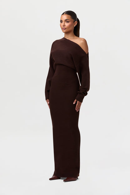 Valencia™ Knit Off-Shoulder Sweater Dress