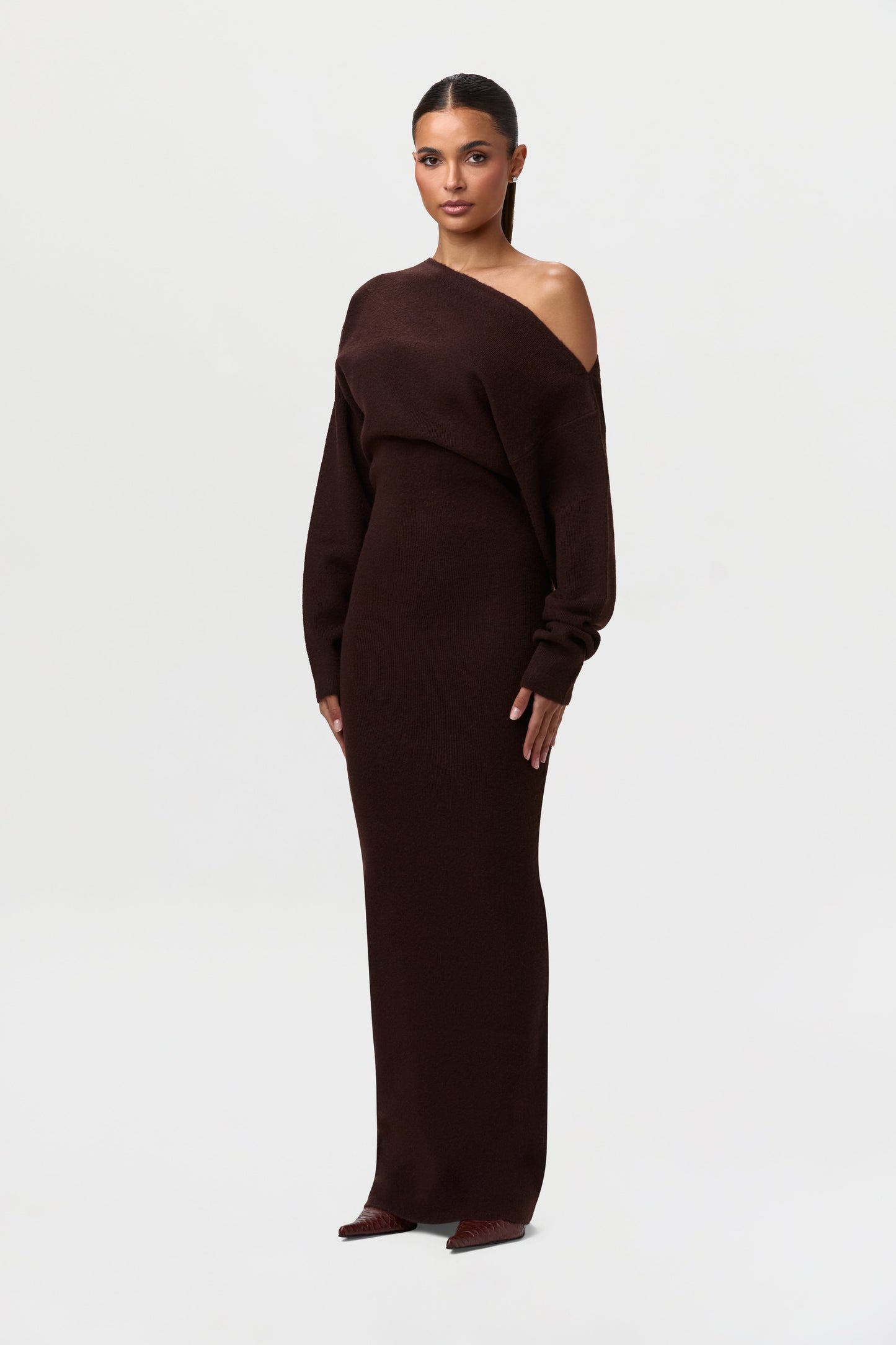 Valencia™ Knit Off-Shoulder Sweater Dress