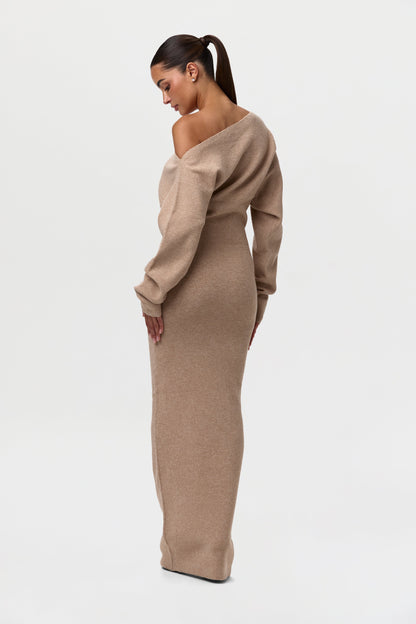 Valencia™ Knit Off-Shoulder Sweater Dress