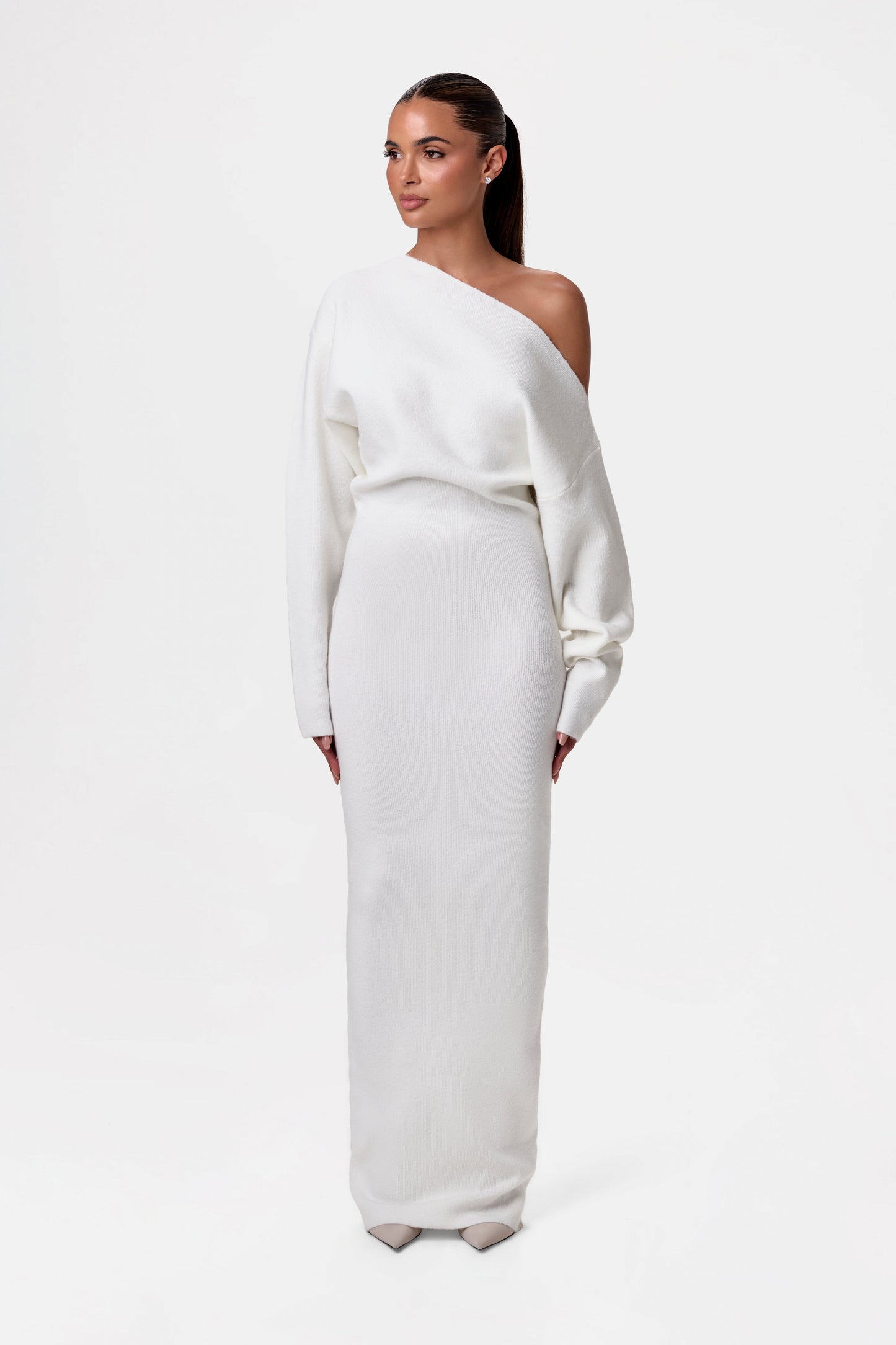 Valencia™ Knit Off-Shoulder Sweater Dress
