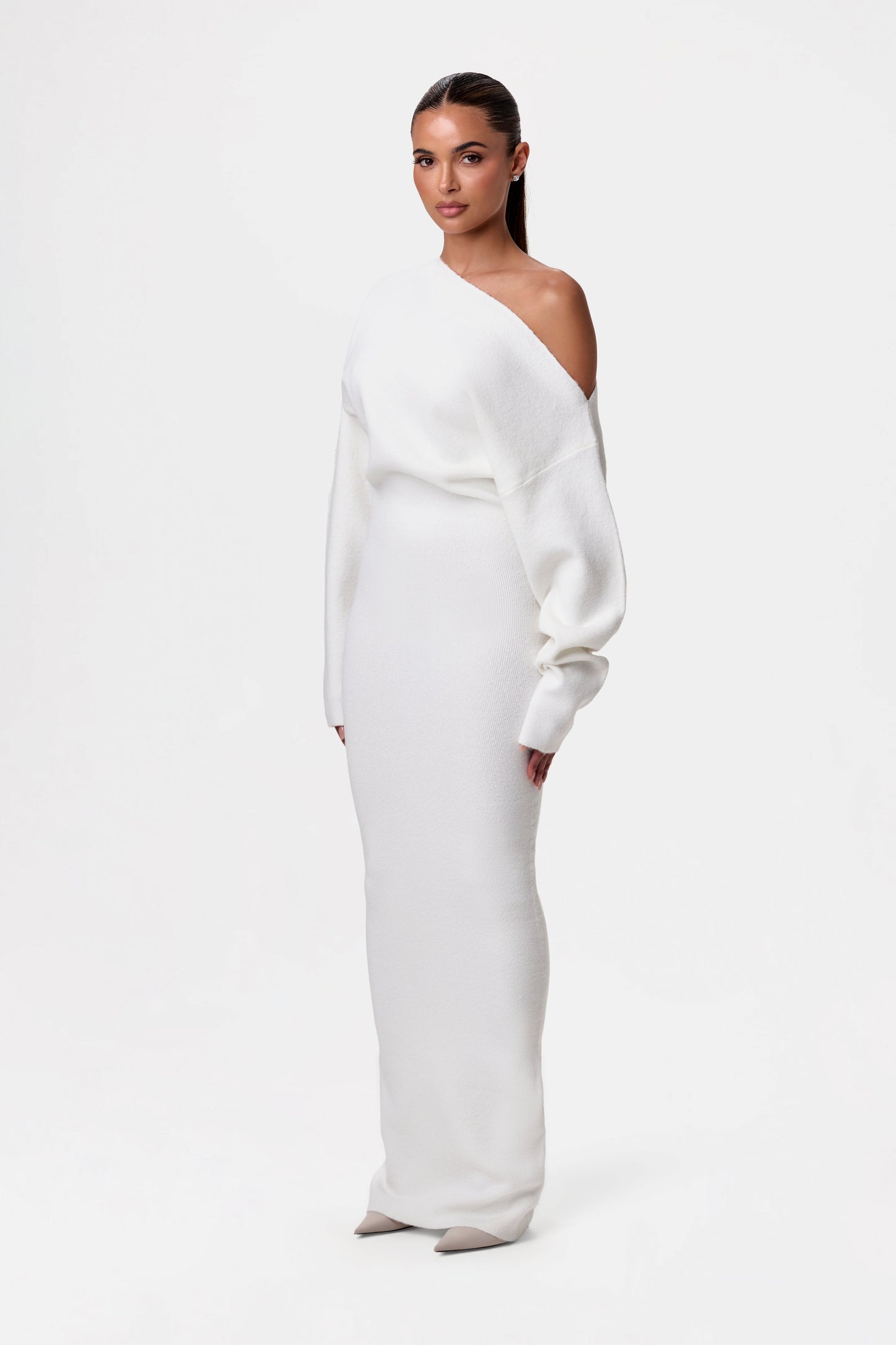 Valencia™ Knit Off-Shoulder Sweater Dress