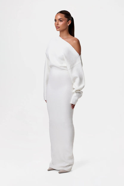Valencia™ Drop-Shoulder Sweater Dress